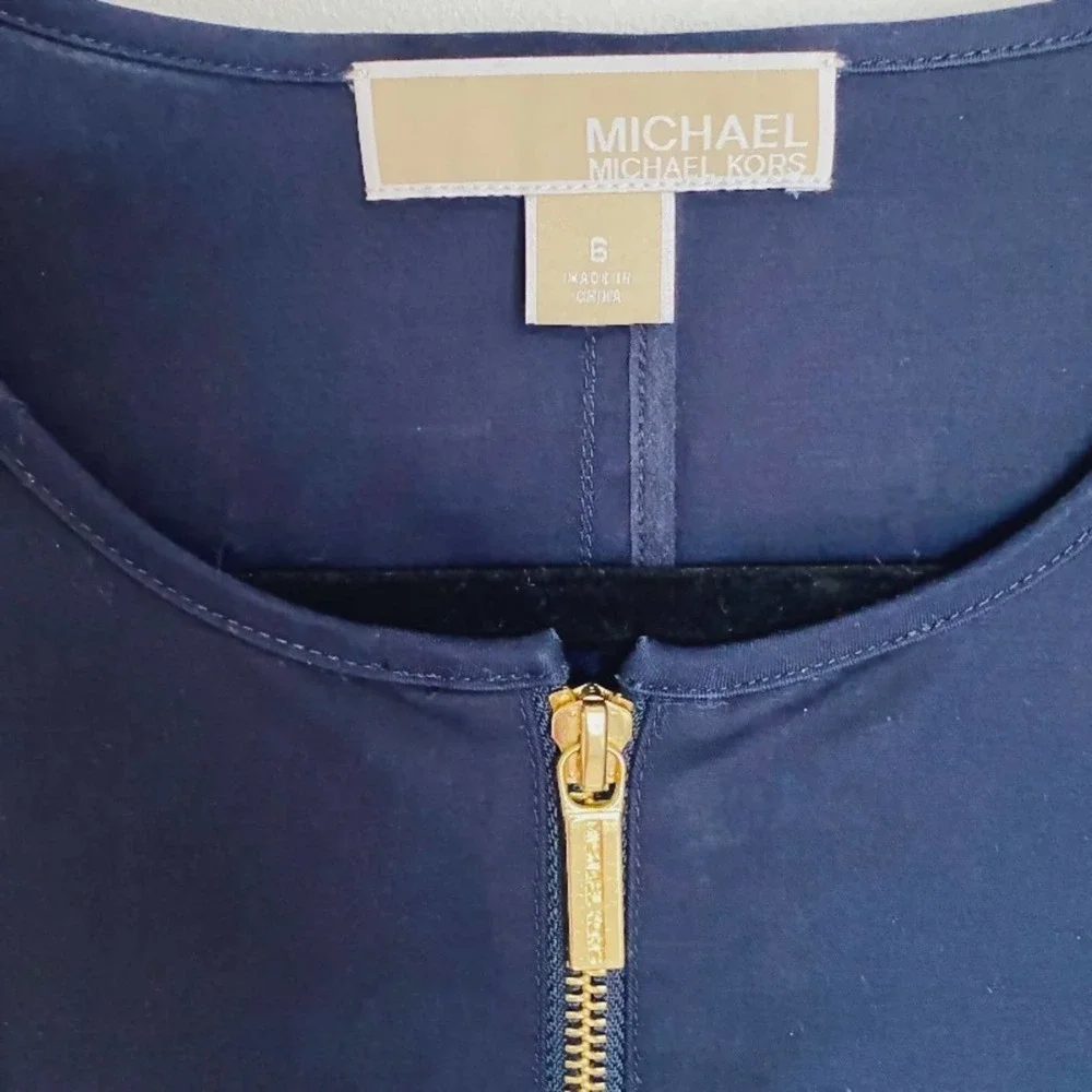 EUC Michael Kors Navy Blue Dress